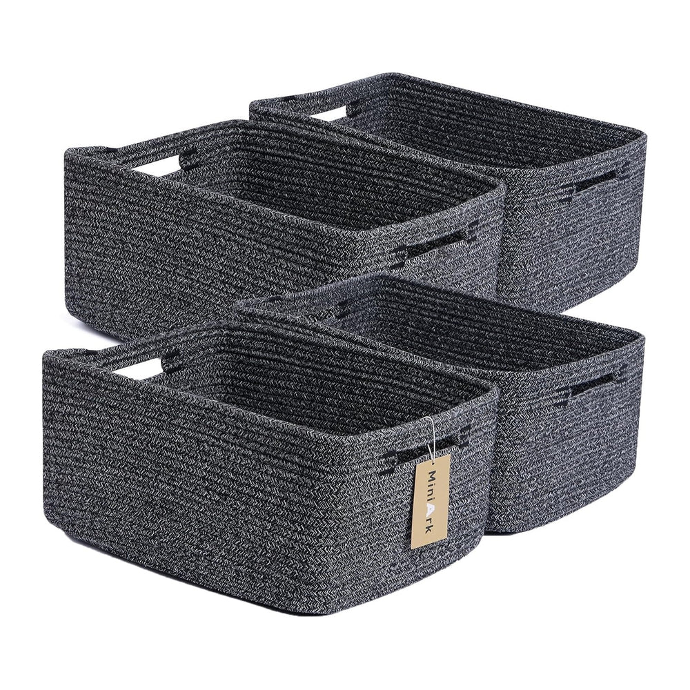 Large Storage Baskets for Organizing, Closet Shelf Baskets for Clothes Blanket
