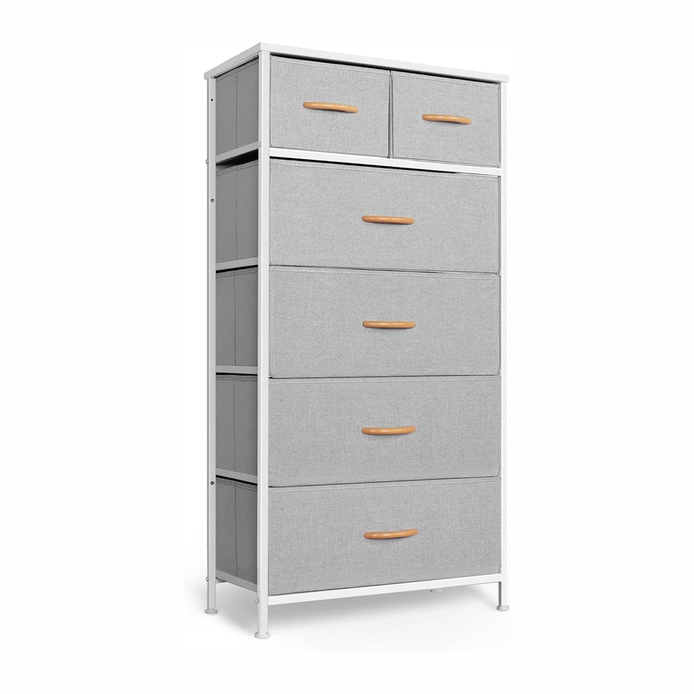 Mifuro Tall Dresser for Bedroom, Vertical Storage Organizer Tower with 6 Draw...