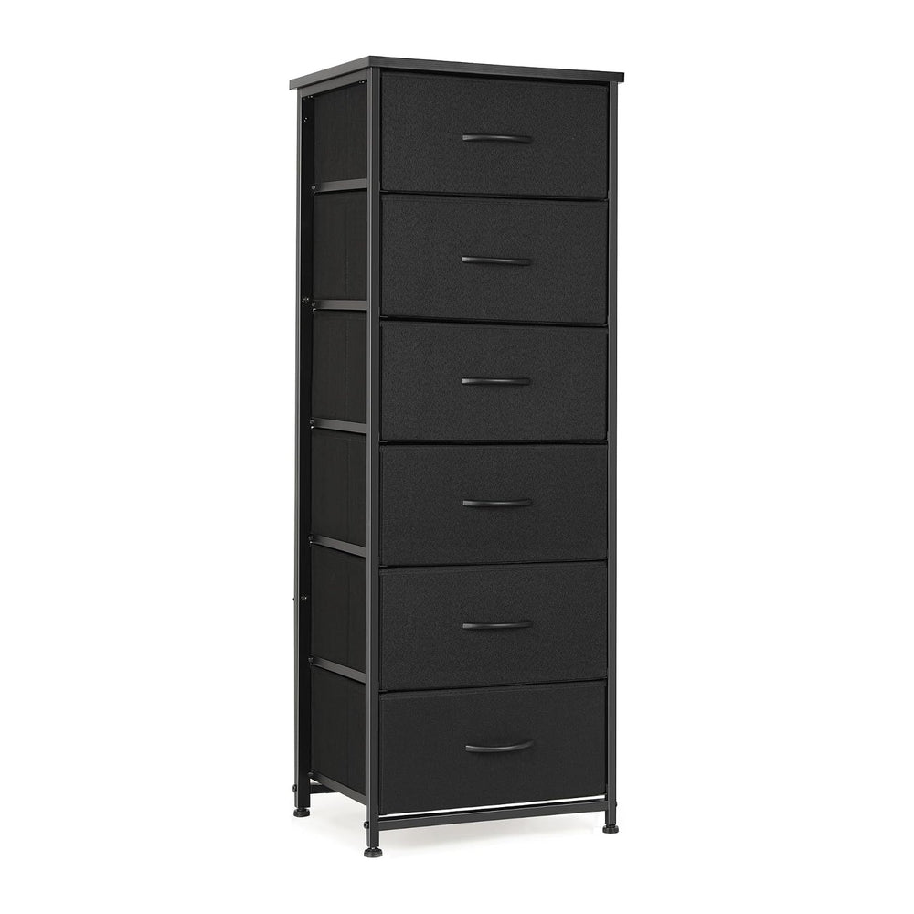 Mifuro Tall Dresser for Bedroom with 6 Drawers, Vertical Storage Organizer To...