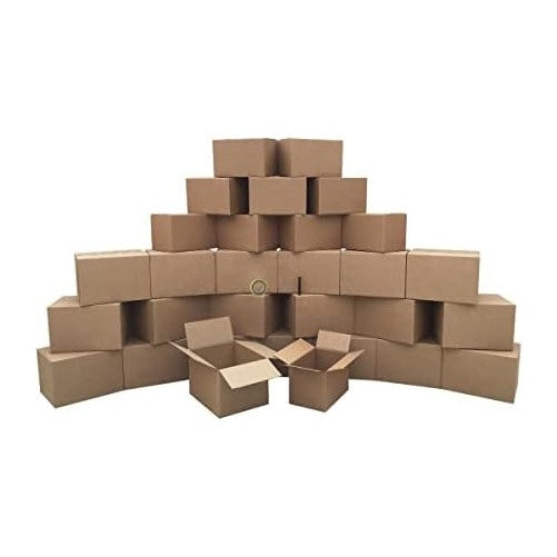 Moving Boxes 2 Room Economy Moving Kit 30 Boxes, Bubble Roll, & Packing Tape