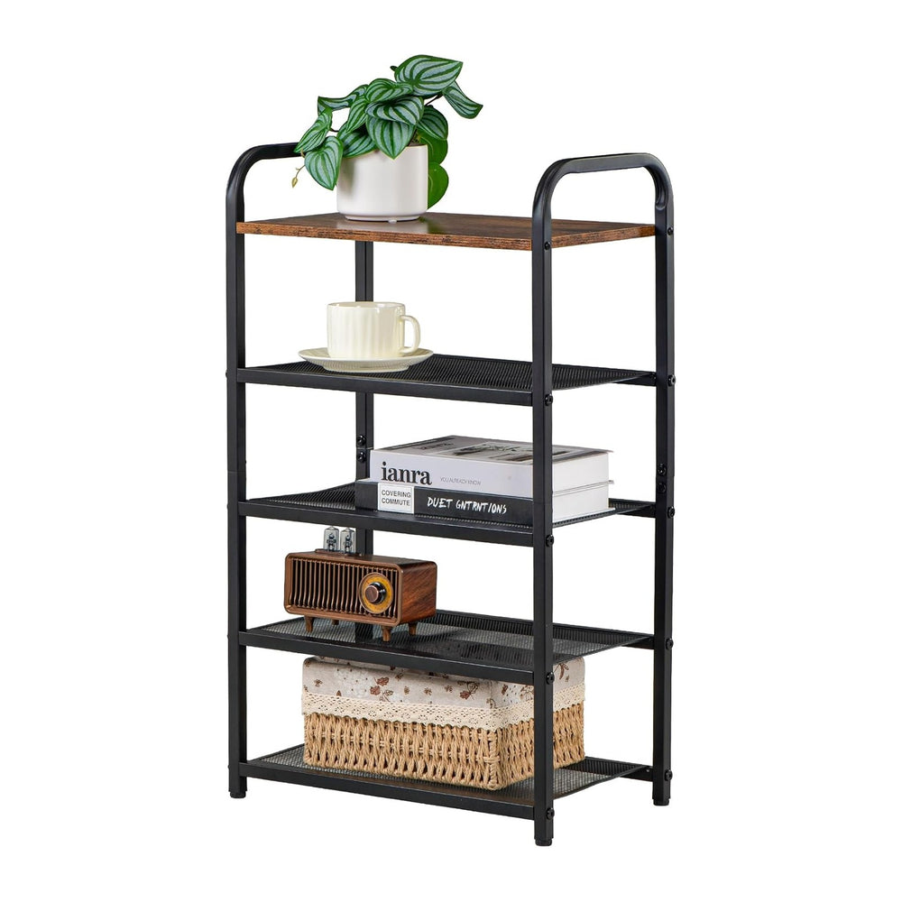 Narrow Vertical Shoe Rack for Entryway, 17.32" X 10.24" X 29.13"