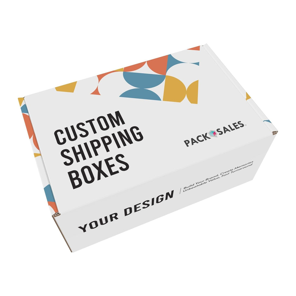 Personalized Shipping Boxes (25 Pack) - Custom Printed with Your Logo and Des...
