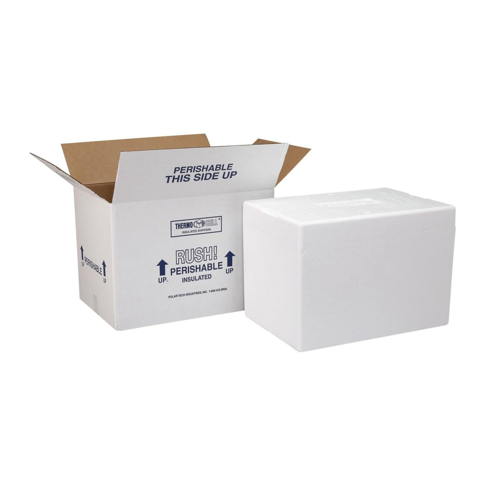 Polar Tech 227C Thermo Chill Insulated Carton with Foam Shipper, Medium, 15.5...