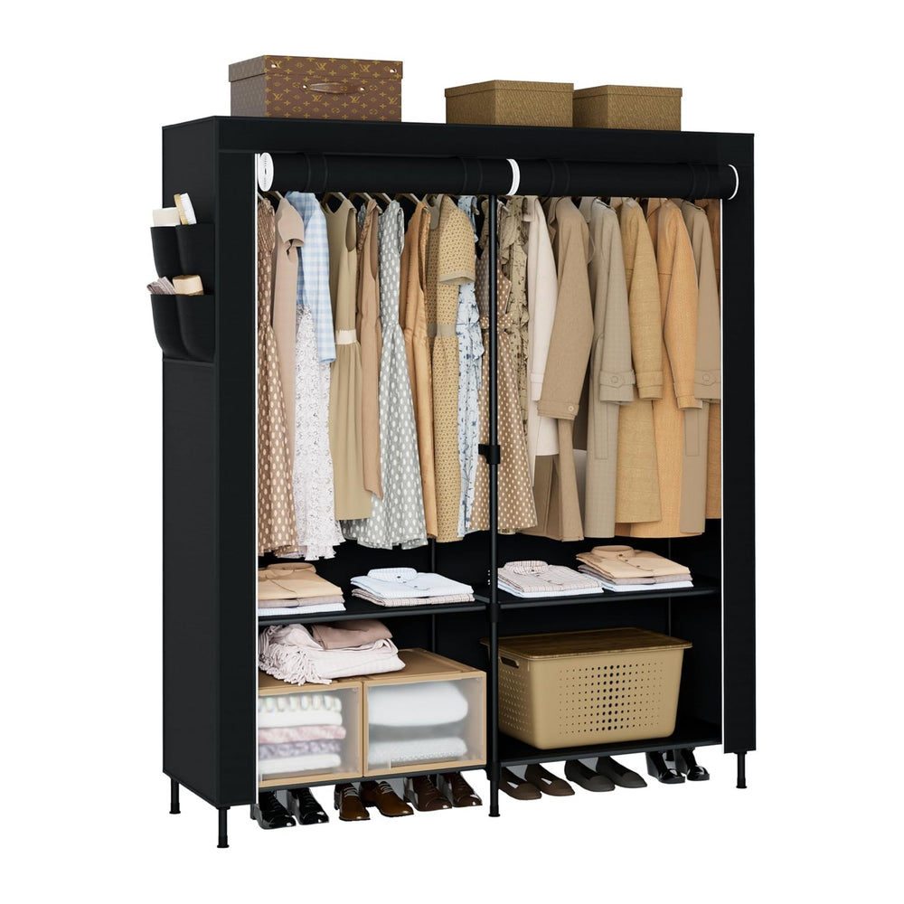 Portable Closet, 54.3 Inch Large Capacity Wardrobe Closet
