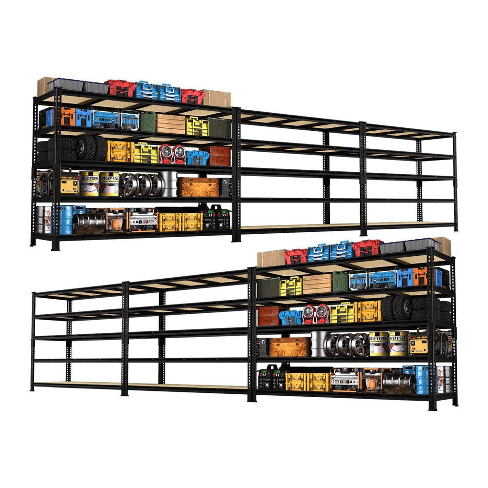 PrimeZone 60" W X 24" D X 72" H Heavy Duty Garage Storage Shel...