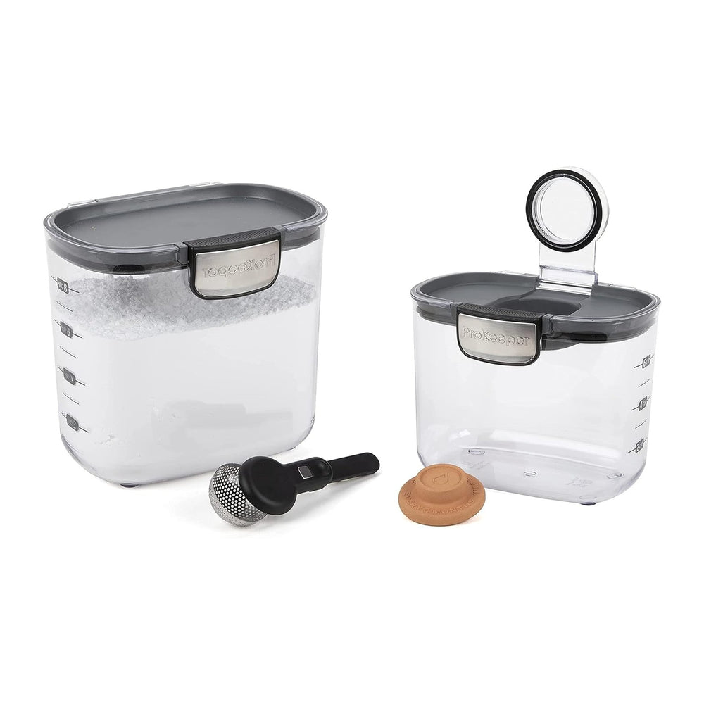 Progressive International ProKeeper+ Clear Plastic Airtight Food Baker's ...