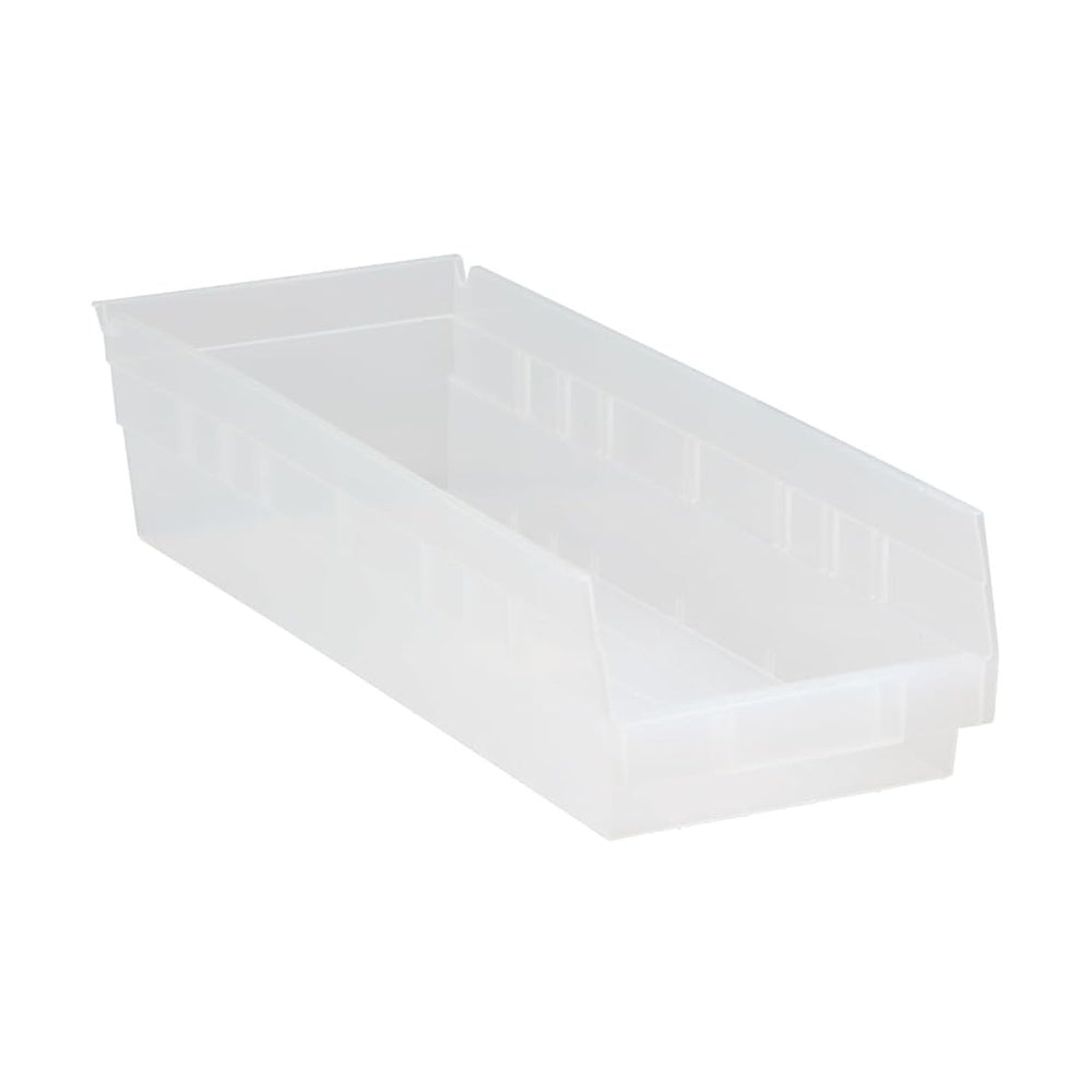 Quantum Storage QSB104 Heavy-Duty Nesting Plastic Shelf Bins for Pharmacy, Ho...