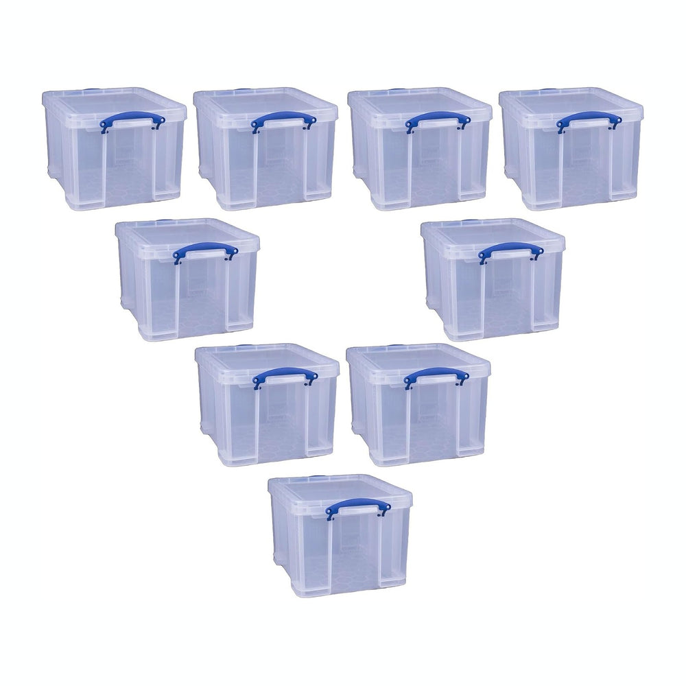 Really Useful Box 32 Liters Storage Bin Container with Snap Lid and Clip Lock...