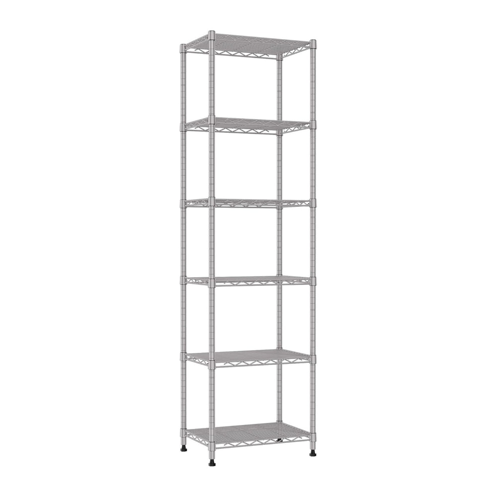 REGILLER 6 Wire Shelving Steel Storage Rack Adjustable Unit Shelves for Laund...