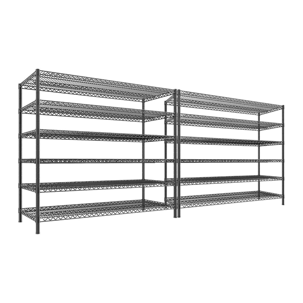 REIBII 83"H Storage Shelves 3840LBS Metal Shelving Unit Garage Shelving ...