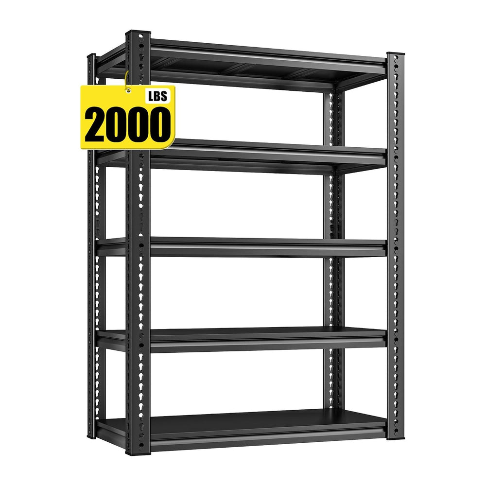 REIBII Garage Shelving Load 2000 LBS, Adjustable 5-Tier Storage Shelves