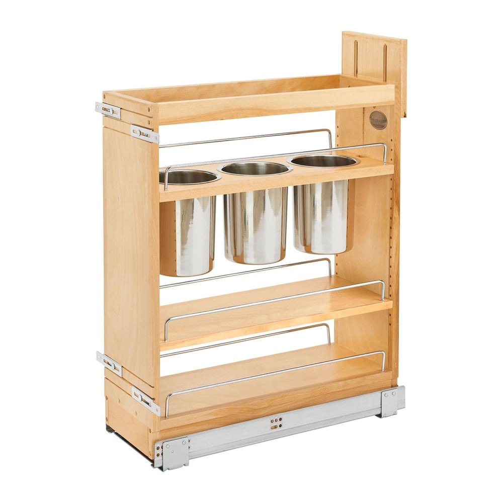 Rev-A-Shelf Pullout Organizer w/Soft-Close, Min Cabinet Opening 8.5" W