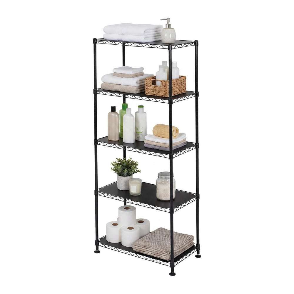 SafeRacks NSF 5-Tier Heavy Duty Steel Wire Shelves (24"x14"x60")