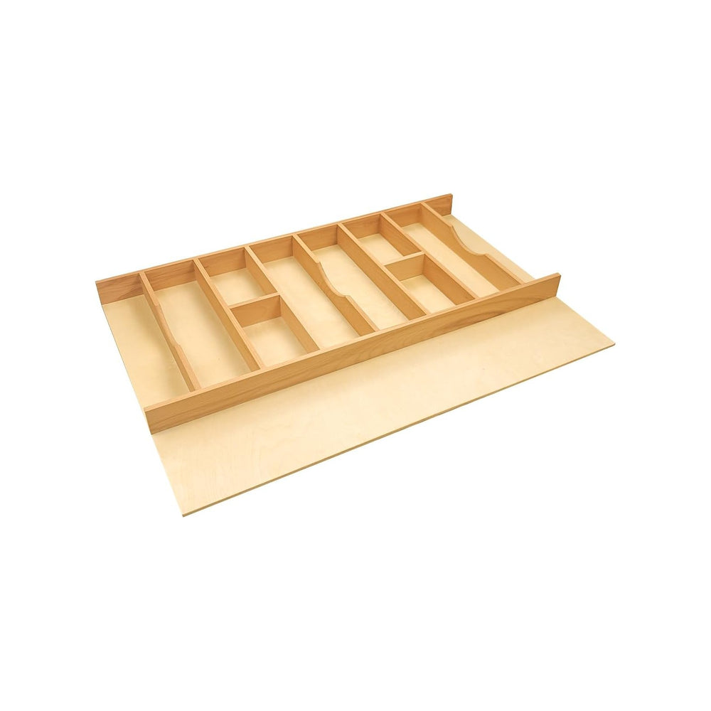 Silverware Drawer Organizer - Trim-to-Fit with Adjustable Dividers for Kitche...
