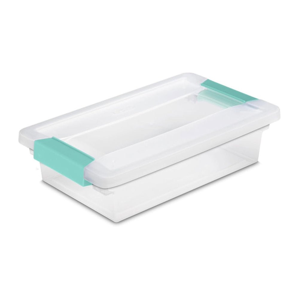 Sterilite 30-Pack Clip Box, Stackable Clear Plastic Bins
