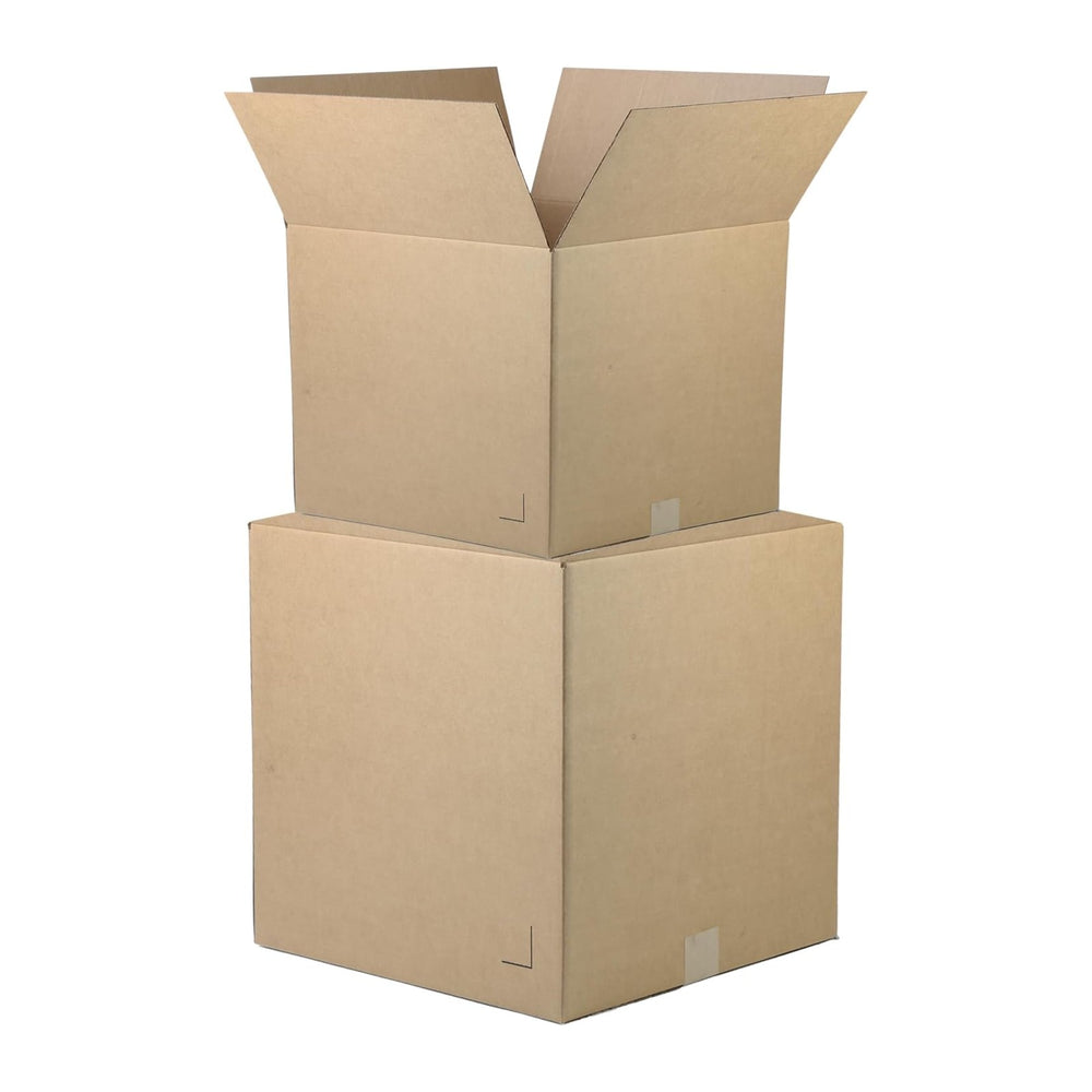 The Boxery 4"x4"x24" Corrugated Cardboard Boxes 100-Pack