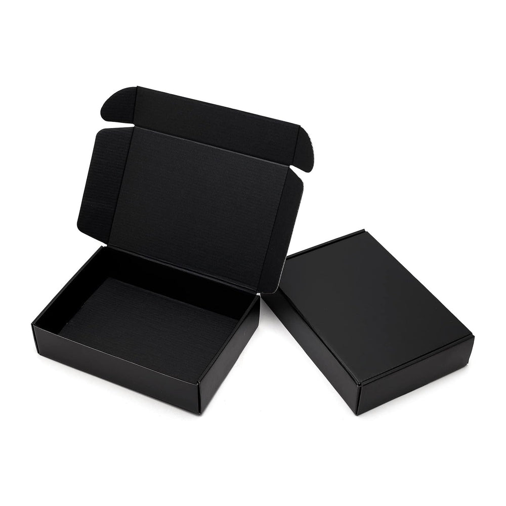 Timirog Black Shipping Boxes 11 1/8 x 8 5/8 x 2" Letter Size 25 Pack - C...
