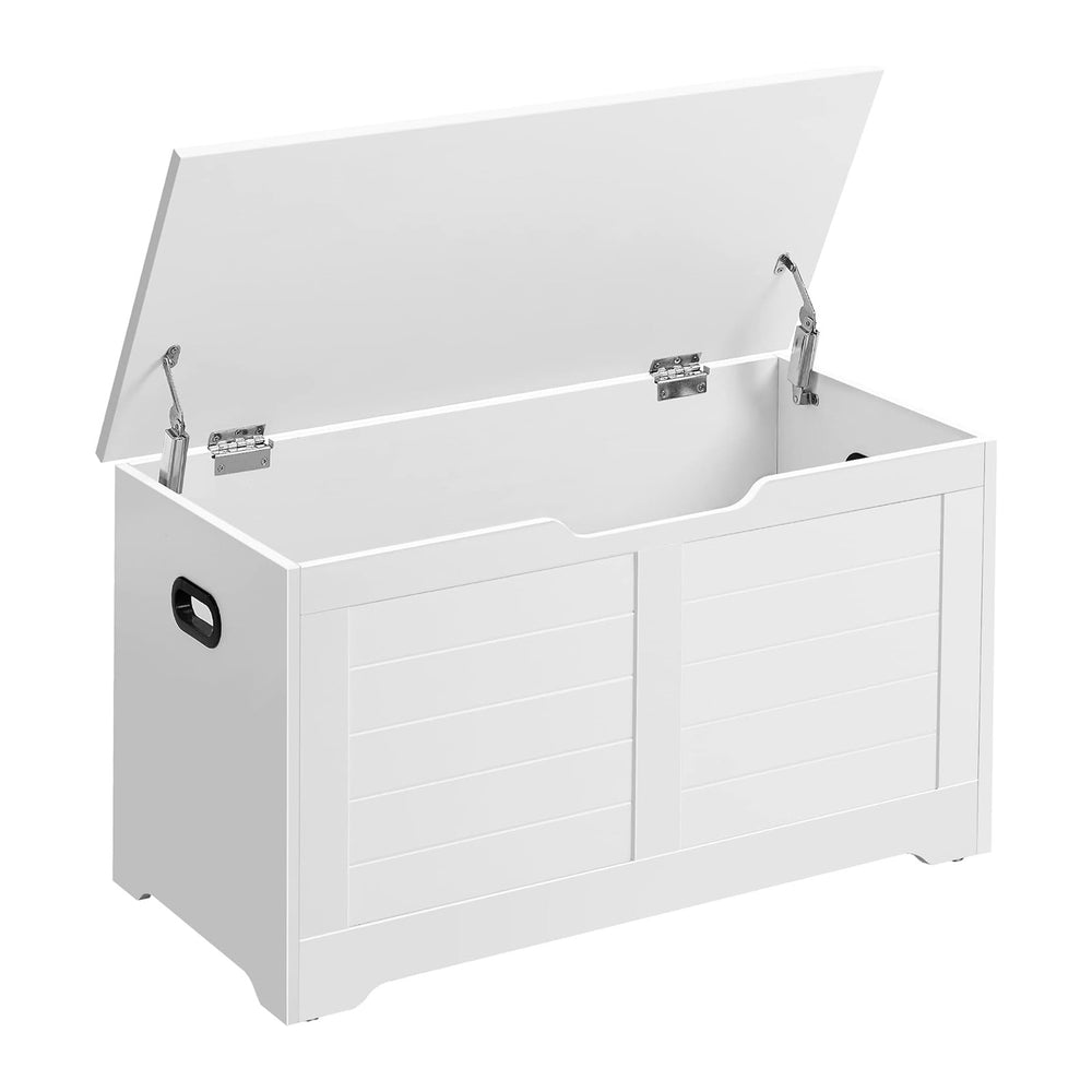 VASAGLE Storage Chest, 31.5 Inches Width Bench with 2 Safety Hinges