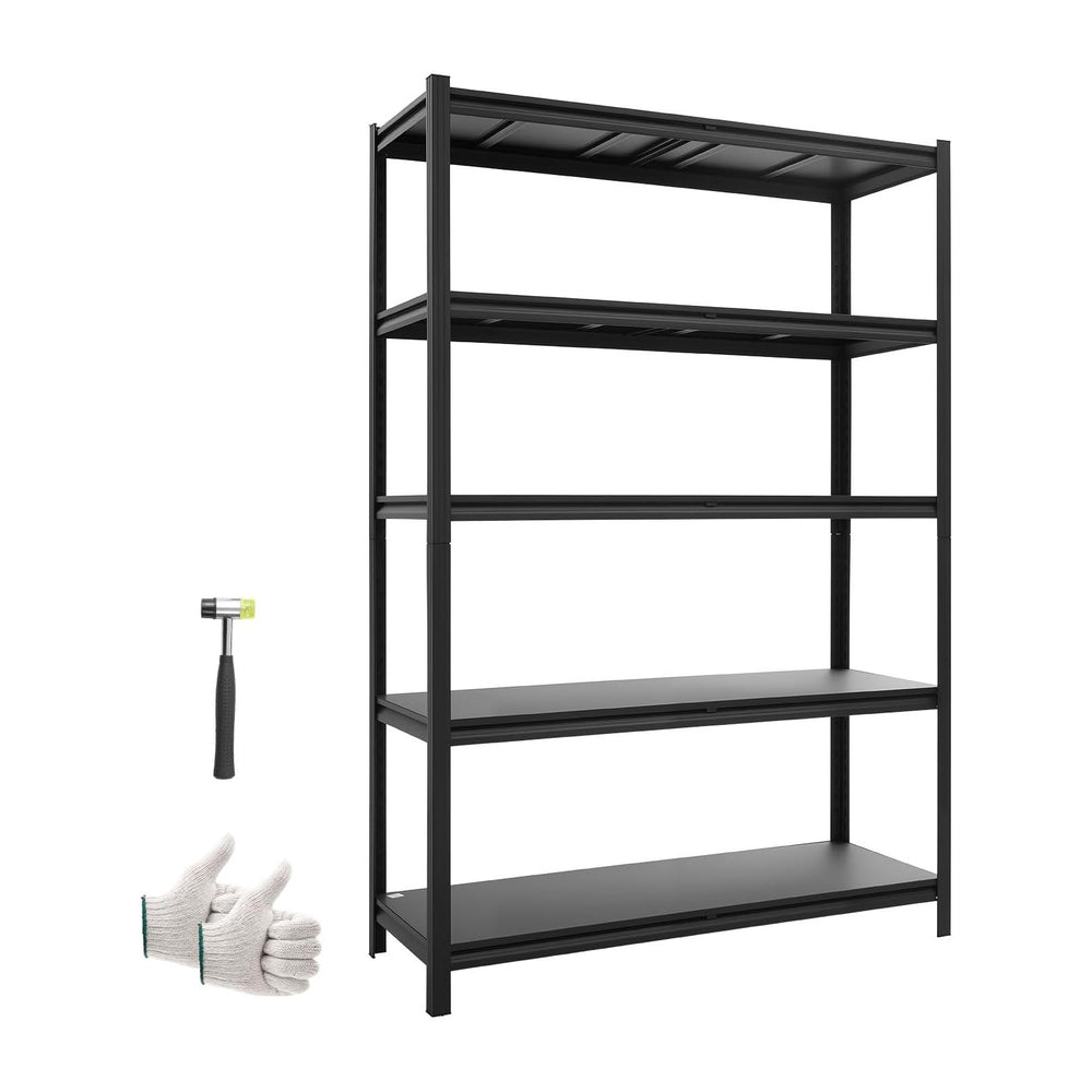 VEVOR Storage Shelves, 5-Tier Adjustable, 2500 lbs Capacity, Heavy Duty Garag...