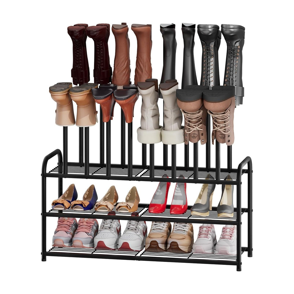 viewcare Tall Boot Rack, Long Boot Rack Organiser, Tall Boots with Shoe Rack ...
