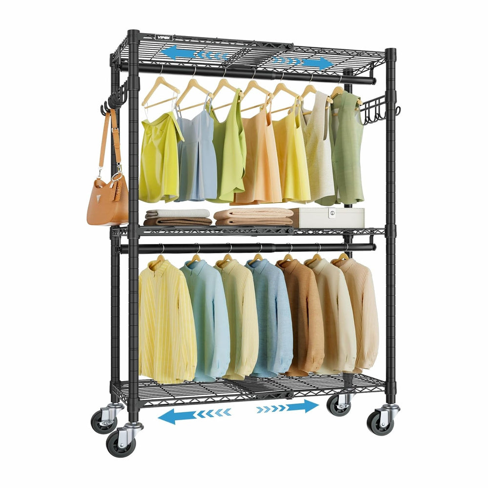 VIPEK R2X Expandable Portable Closet for Hanging Clothes Rolling Rack