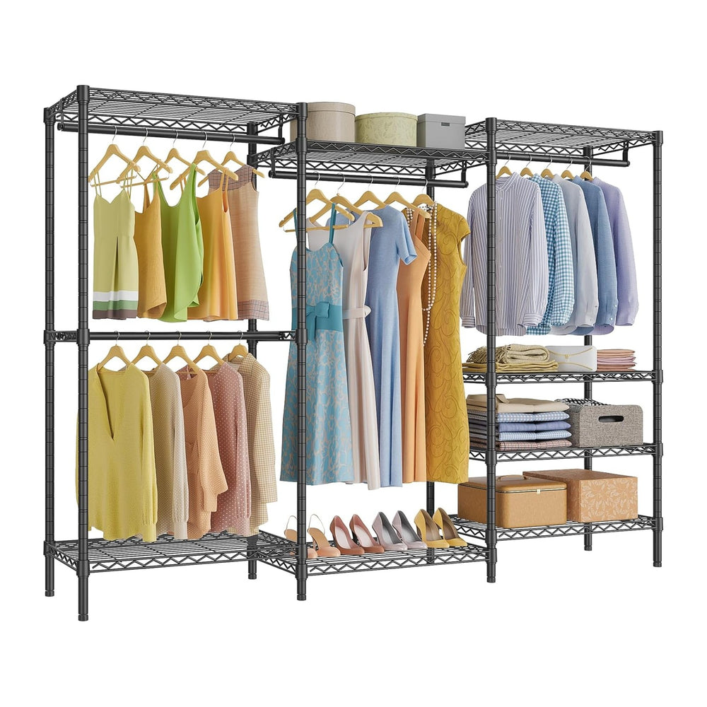 VIPEK V5 Plus Large Portable Closet Rack Freestanding Wardrobe Closet, 85.4&q...