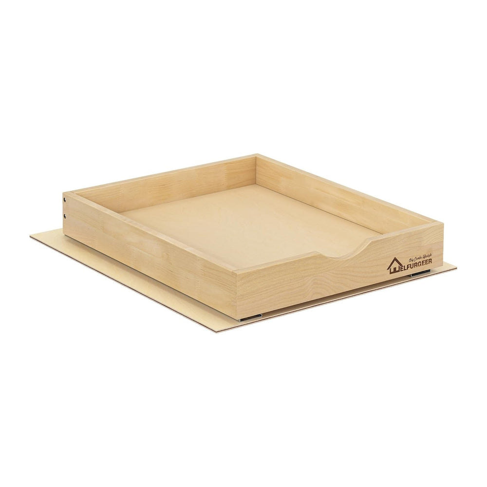WelFurGeer Soft Close Pull Out Drawers for Cabinets, 17" W x 21" D ...