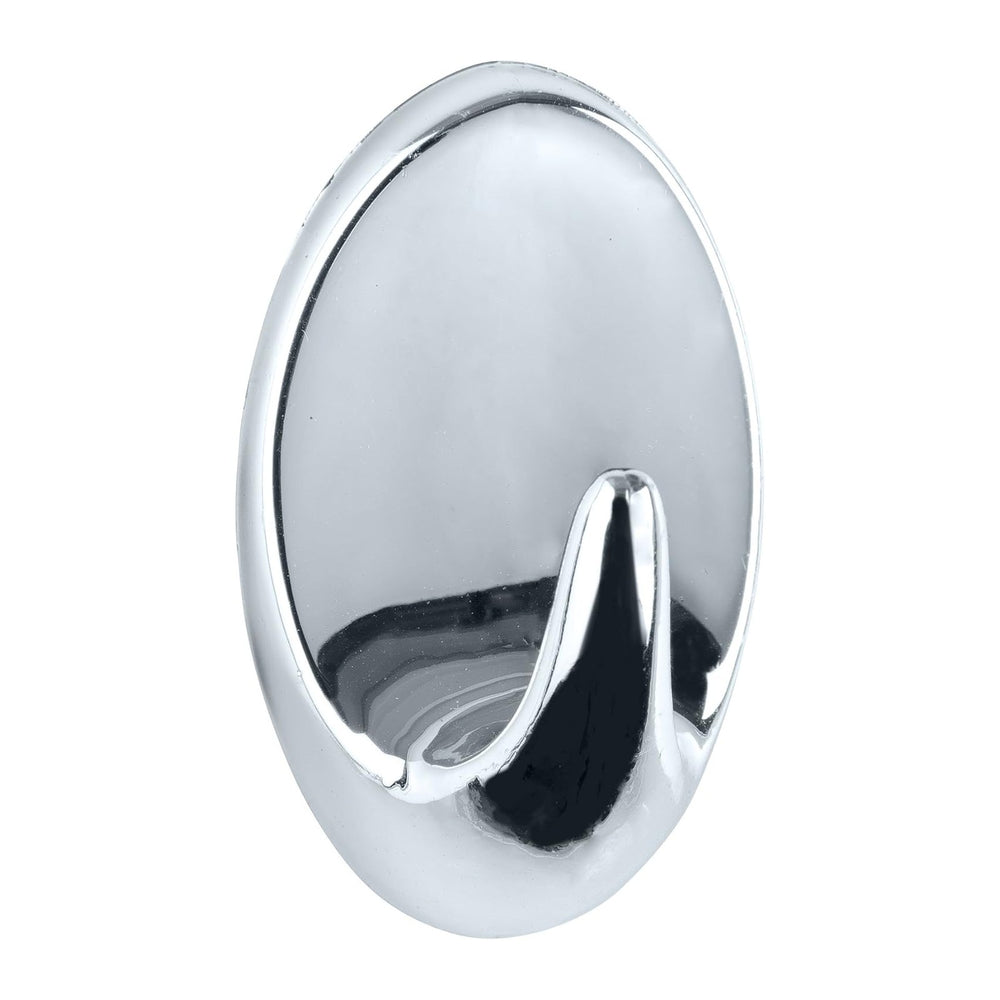 Wenko 4460041100 Strip-it Maxi Hooks Set of 2, Plastic, 3 x 5 x 2 cm, Chrome