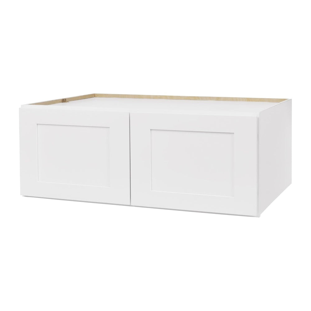 White Shaker Wall Cabinet - Ready to Assemble, Perfect for Kitchen, Laundry, ...