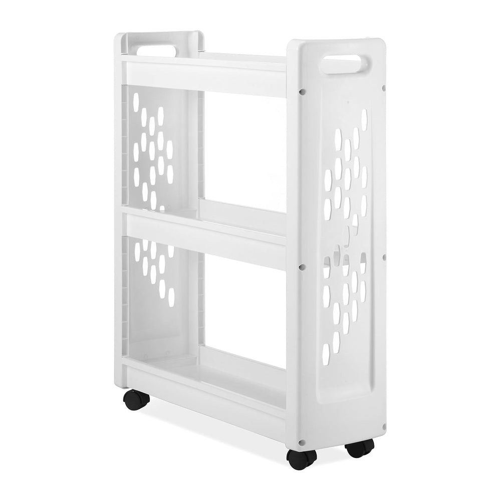 Whitmor 3 Tier Rolling Laundry Cart 8.50x26.0x31.0