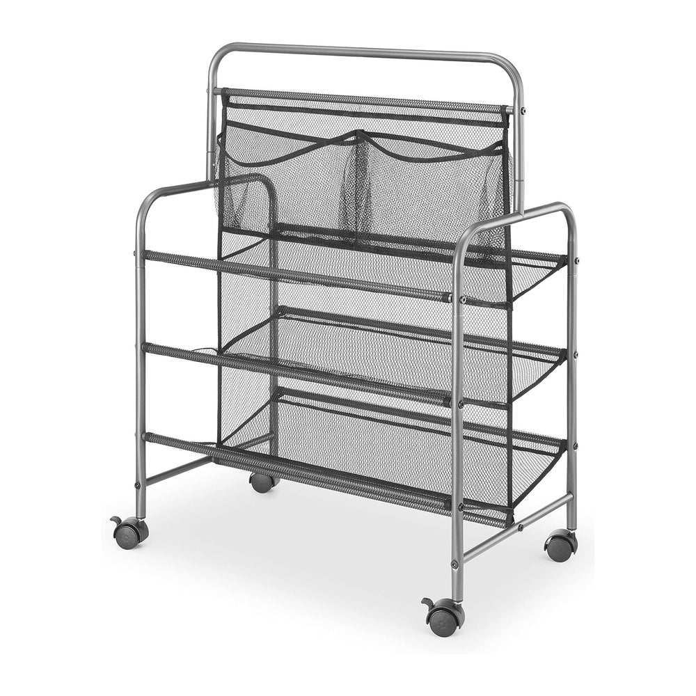 Whitmor 4-Tier Metal & Mesh Shoe Rack, Gunmetal