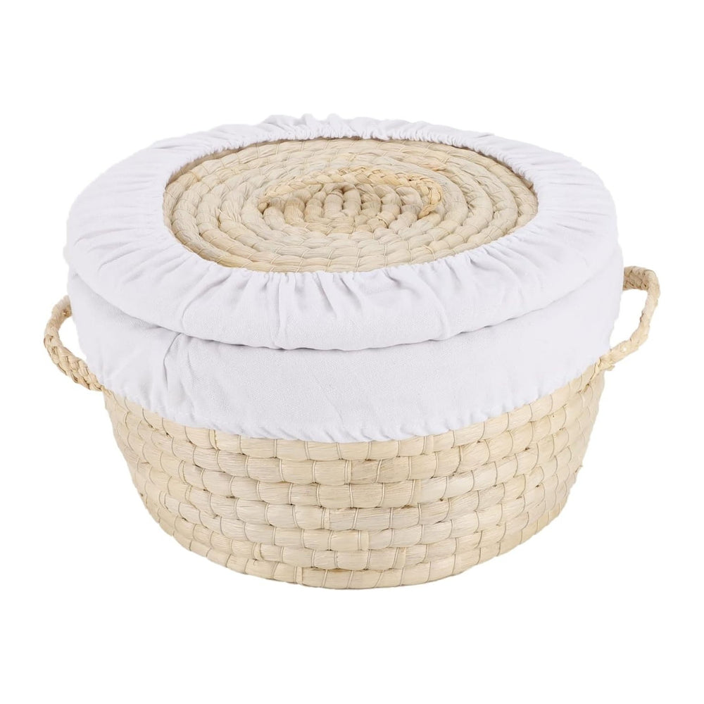 YAHUAN Round Bread Basket Serving Woven Bread Baskets Wicker Baskets Sourdoug...