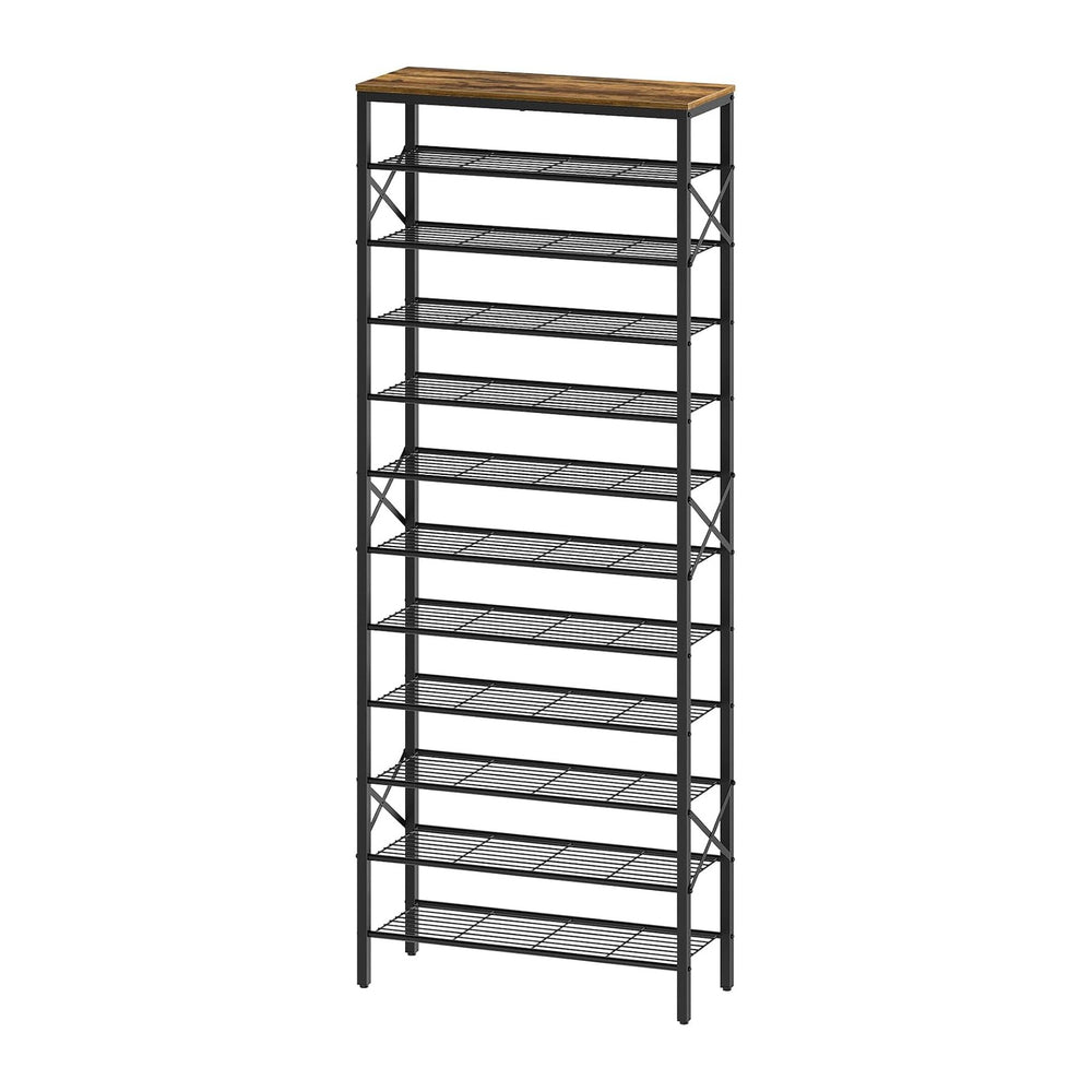 YATINEY 12 Tier Shoe Rack, Large Capacity Shoe Storage Organizer Holds 48 Pai...