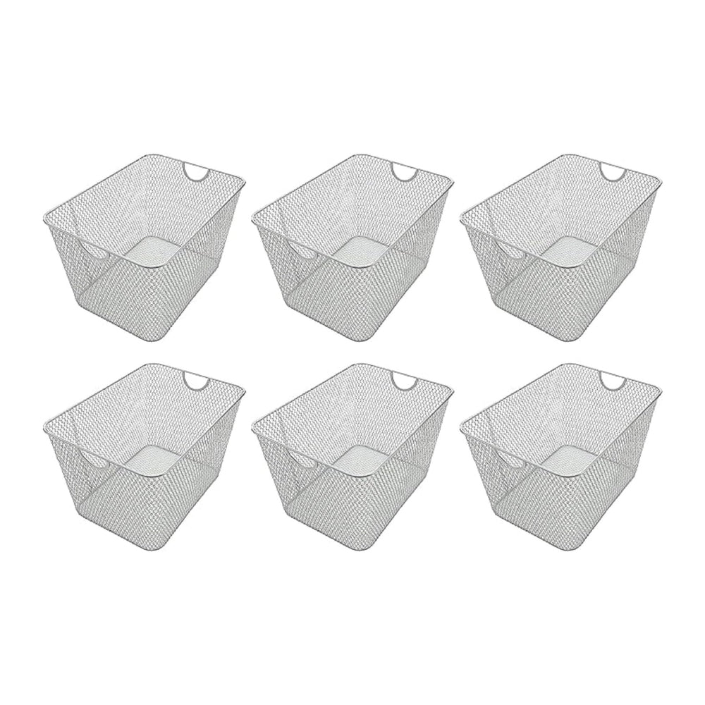 YBM HOME Kitchen Pantry Organizer Wire Basket for Shelves, Cabinets, Pantry, ...