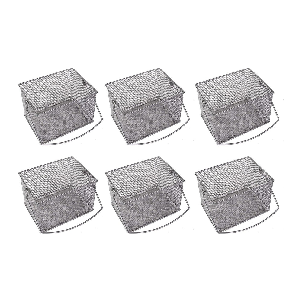 YBM Home Mesh Wire Food Storage Organizer Bin Basket with Handle for Kitchen ...