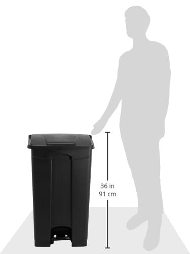 Safco Step On Plastic Trash Can - Image 6