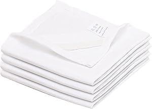 Flour Sack Towels| Tea Towel for Crafts| Kitchen Dish Cotton Blank Towel for by WHITEWRAP