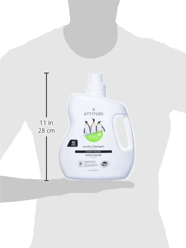 ATTITUDE Liquid Laundry Detergent, EWG Verified, HE Compatible, Plant-Based & - Image 3