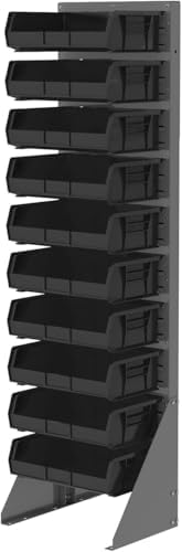 Akro-Mils 30255 AkroBins Plastic Storage Bins, 11"x16"x5", Bla...
