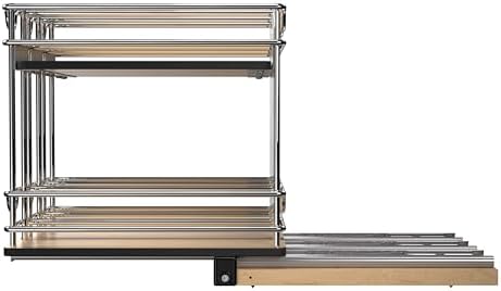 Rev-A-Shelf Narrow 9" W Pullout Triple Organizer for Cabinets