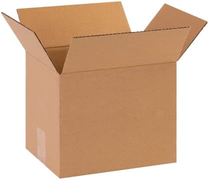 BOX USA Shipping Boxes Small 10"L x 8"W x 8"H 25-Pack - Corrug...