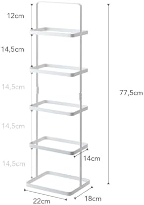 YAMAZAKI Home Tower Compact Modern Metal Shoe Rack - Tall, 31" - Steel -...