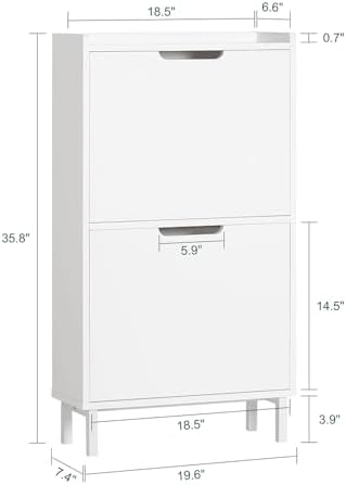 Haotian Slim Shoe Cabinet Entryway
