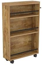 Tribesigns Slim Storage Cart, Rolling Narrow Kitchen Cart on Wheels for Small...