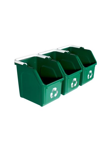 6 Gallon Stackable Recycling Bins - Image 4