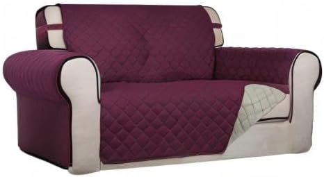 PureFit Reversible Quilted Sofa Cover, Water Resistant Medium Slipcover - Image 8