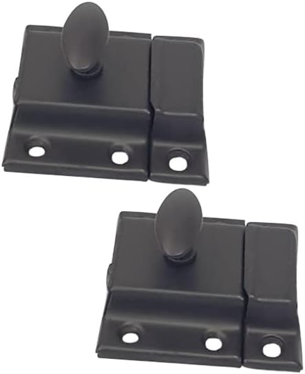 QCAA Oval Turn Cabinet Latch, for Cupboard & Other Furniture, ORB Oil Rubbed by QCAAHardware