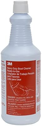 3M Heavy Duty Acid Bowl Cleaner, Ready-to-Use, 1 Quart, 12/Case