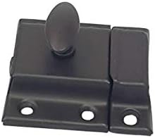 QCAA Oval Turn Cabinet Latch, for Cupboard & Other Furniture, ORB Oil Rubbed - Image 2