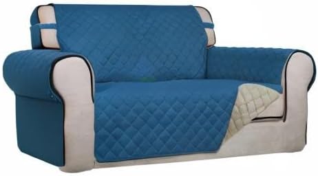 PureFit Reversible Quilted Sofa Cover, Water Resistant Medium Slipcover - Image 8